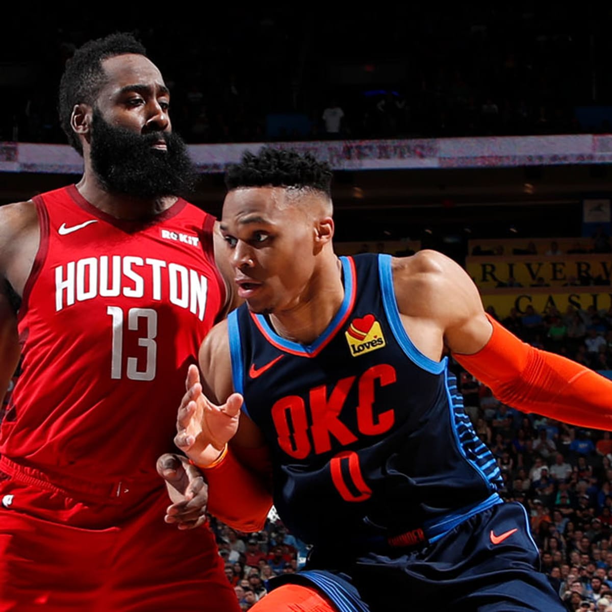 How Many Times Have Russell Westbrook and James Harden Been on the Same Team?